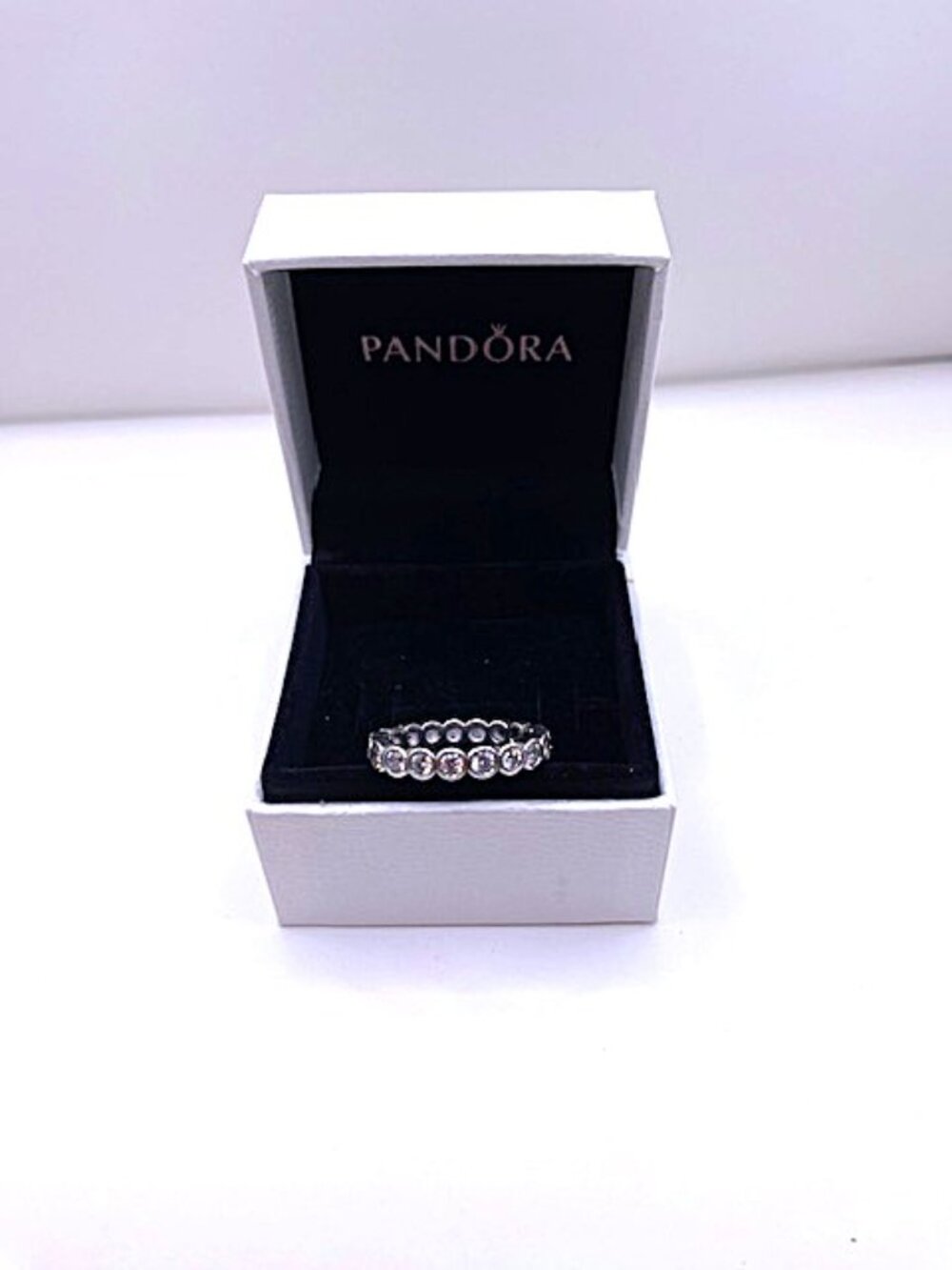 Pandora Alluring Brilliant Ring S925 ALE Sterling Silver Size 7.5 Cubic Zirconia